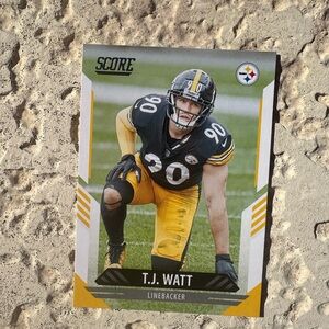 T.J. Watt Linebacker Trading Card